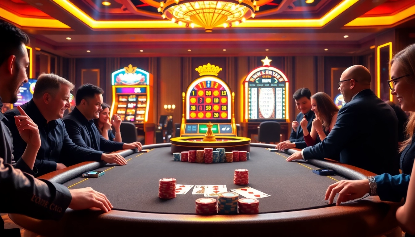 Experience the thrill of gambling action with xin88 876889 cc at an elegant casino table.