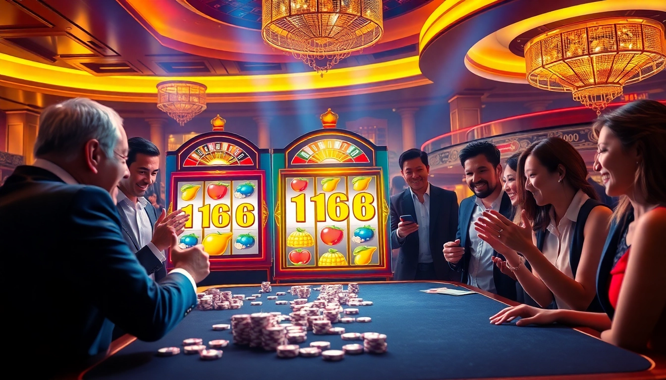 Experience the thrill of f168 nổ hũ with exciting slot machines and vibrant casino atmosphere.