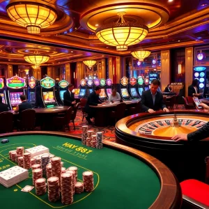 Experience thrilling action at the blackjack table and slot machines at hay88.deal.