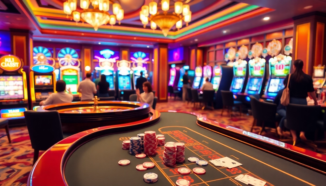 Experience thrilling gameplay at Trang chủ LV88 with engaging casino tables and exciting slot machines.