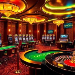 Engage with exciting online gaming at https://okwin.blog/ featuring vibrant tables and slot machines.