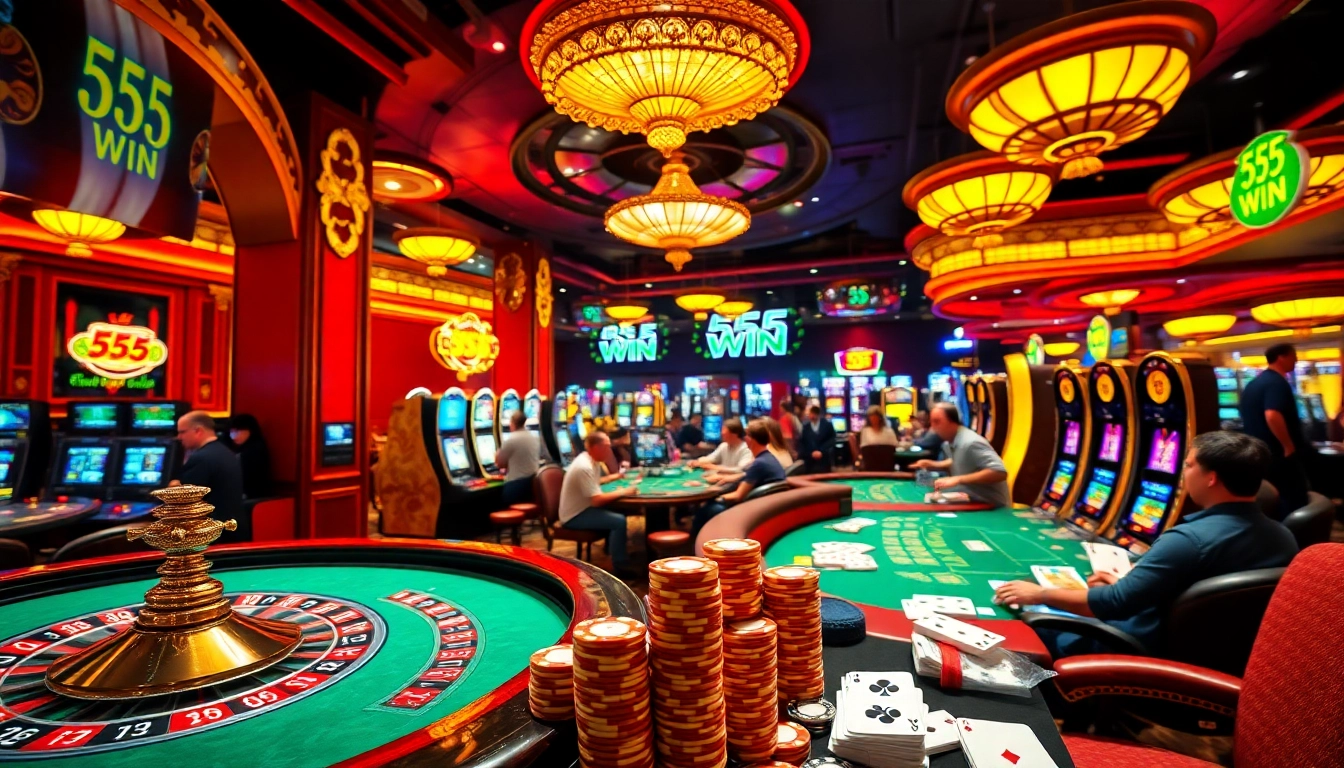 Experience the thrill of winning at 555 win casino with exciting games and bets.